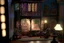 Placeholder: external view of a Victorian doll's house in the play room, cinematic lighting, very detailed