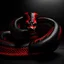 Placeholder: black-red snake