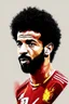 Placeholder: Mohamed Salah Egyptian soccer player ,vector