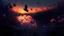 Placeholder: Darkness, river, sunset, flowers, ravens, fireflies, epic,