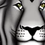 Placeholder: Lion King Animation OC Loca male lion triangular face shape hooked black nose tip