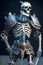 Placeholder: medival skeleton knight wearing fullplate armor