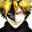 Placeholder: Detailed anime portrait of bakugo from my hero academia, gold hair and golden eyes, black suit, intricate details, full body portrait, keep head in frame, slight smile, black Japanese motif, concept art, highly detailed, digital painting, concept art, sharp focus, illustration, art by Yoji Shinkawa, WLOP and greg rutkowski and alphonse mucha and artgerm and yanjun Chen and Junji ito and Makoto Shinkai, HDR, octane render