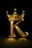 Placeholder: The k letter wearing a golden crown