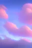 Placeholder: Grands nuages blanc et rose ciel etoilé