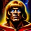 Placeholder: Ultra detailed fullbody Portrait in oil on canvas of HE-Man ,intense stare,extremely detailed digital painting, extremely detailed face,crystal clear Big eyes, mystical colors ,perfectly centered image, perfect composition, rim light, beautiful lighting,masterpiece,8k, stunning scene, raytracing, anatomically correct, in the style of robert e howard and Ken Kelley and Ohrai Noriyoshi and Simon Bisley and tomzj1