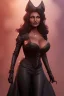 Placeholder: Pam Grier as evil queen in black leather, leather, busty, cleavage, angry, stern look. character design by cory loftis, fenghua zhong, ryohei hase, ismail inceoglu and ruan jia. unreal engine 5, artistic lighting, highly detailed, photorealistic, fantasy