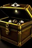Placeholder: Create an image of a diamond treasure chest box