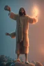 Placeholder: jesus as rocky, volumetric fog, 4k, trending art, depth of field, radiosity