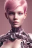Placeholder: cyborg, pink hair,seven , perfekt, real, dream