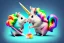 Placeholder: A crazy hamster is stabbing a unicorn.