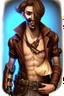 Placeholder: sexy male faceless gamer steampunk