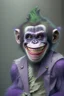 Placeholder: A picture of a cute ape in the form of a joker, a professional, high JPEG image