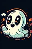 Placeholder: cute Spooky Ghost retro halloween theme