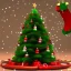 Placeholder: cute 3d cartoon christmas tree