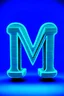 Placeholder: Graphics: A blue lightbulb is chosen as the main visual element. The outline of the lightbulb forms the letter M, conveying the concept of the English name MarketWhiz, and symbolizing the brightness of ideas. The lightbulb graphic is designed in 3D for a technological sense. Colors: The blue creates a young and professional atmosphere. The inner gradient to light yellow is like a glowing bulb. The blue-yellow color scheme is bright and powerful. Texts: The Chinese title "营销智源" adopts a black eye