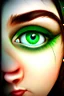 Placeholder: cartoon gaming green eyes