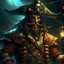 Placeholder: Rhinoman pirate fantasy digital art