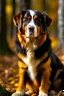 Placeholder: Bernese mountain dog mixed with a golden retriever