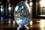 Placeholder: a magical beutiful clear glass egg with a amazing, stunning, dreamy Diamond any puppy inside, this must sparkling ad look gorgeous 3D, 8D, hyper photorealistic