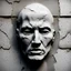 Placeholder: Cement face a background that is a wallpaper