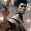 Placeholder: a Photorealistic dramatic hyperrealistic japanese man, japanese hair, anime, yusuke urameshi face, black hair, big lights in finger, japanese uniform school by WLOP,Artgerm,Greg Rutkowski,Alphonse Mucha, Beautiful dynamic,shadows,Artstation,concept design art,Octane render,8K