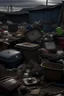 Placeholder: lost items at the dump dark