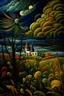 Placeholder: Moonlight patchwork in the style of Raymond Briggs, Laurel Burch, Randolph Caldecott, Picasso. extremely detailed fantasy oil on canvas very attractive imperial colors fantastic view 4K 3D VRay focused Surrealism Tesselated