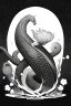 Placeholder: nest of snakes, greyscale