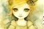 Placeholder: closeup, double exposure, merged layers, golden patina, corrosion, topographic lines, needle felt mohair cute chibi fairy princess, fairy village, watercolor and charcoal S<AI in sunshine