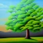 Placeholder: landscape tree painting