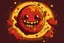 Placeholder: happy sun destroying bad earth in a bloody way