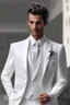 Placeholder: Men's wedding suit for music lovers Photorealistic