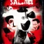 Placeholder: Sal valcano from impractical joker in a horror movie poster