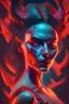 Placeholder: portrait of a woman dance with the devil, high delicate defined details, beautiful, atmospheric, matte, 3 d 8 k octane rendered, sharp focus, illustration, high detail, ultra realistic, highly saturated colors