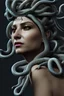 Placeholder: medusa, snake hair, concept art, smooth, extremely sharp detail, finely tuned detail, ultra high definition, 8 k, unreal engine 5, ultra sharp focus, fantasy, beautiful,