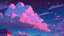 Placeholder: Cute and aesthetic anime clouds at night, 90s, cartoon, lofi