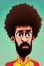 Placeholder: mo salah ,cartoon 2d