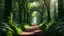 Placeholder: Create beautiful Intricate lush real randomness natural Forest Alley one point perspective symmetry photorealistic shot, hyper-detailed FHD resolution, perfection, Depth of Field, Detailed close-ups to capture intricate complexity, Aim for 8K.