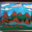 Placeholder: Claymation mountain skyline,