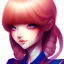 Placeholder: soudland anime girl portrait,