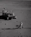 Placeholder: Scary robot on the lunar surface