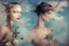 Placeholder: dragon and woman, soft rounded edges, gentle, serene, magical, pastel colours, dynamic lighting, a masterpiece, surreal, Catrin Welz Stein style in sunshine