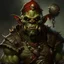 Placeholder: Large pirate orc dnd digital art