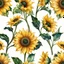 Placeholder: singular delicate transparent glass crystal sunflowers