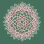 Placeholder: logo in a style of Mandala. Round. The logo depicts a mystical botanical motive. Thin lines. Ornament. rich colors