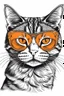 Placeholder: CAT wearing sunglasses, Style: , Mood: Groovy, T-shirt design graphic, vector, contour, white background 4k.