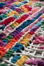 Placeholder: Colorful embroidery factory