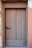Placeholder: Old wooden door