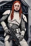 Placeholder: [Sophie Turner] Though stripped of her customized white armor in her escape from the rebel vessel, Sophie remained a soldier of the Galactic Empire at heart. She had survived torture at the hands of rebel scum and evaded capture through cunning and combat skills. Abandoning several comrades was a bitter sacrifice, but staying meant certain death - or worse, revealing vital Imperial secrets under interrogation. Now she faced a long road ahead, alone but for the meager supplies in her pack. The ov